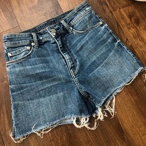 Blue Jean high waisted shorts